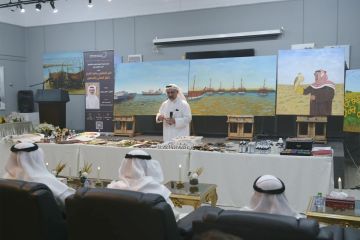 عثمان بوحمد: العمل الفني ينطق بما يحمله من معان وأفكار عثمان بوحمد: العمل الفني ينطق بما يحمله من معان وأفكار