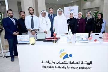  الشباب والرياضة  تنظم فعاليات توعوية بمناسبة اليوم العالمي للقلب