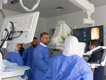 أول عملية لتصريف العصارة الصفراوية بالمنظار.. دون جراحة أول عملية لتصريف العصارة الصفراوية بالمنظار.. دون جراحة