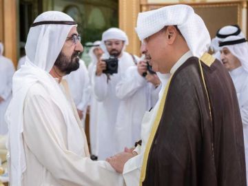 ممثل الأمير قدم واجب العزاء بوفاة أحمد بن راشد ممثل الأمير قدم واجب العزاء بوفاة أحمد بن راشد