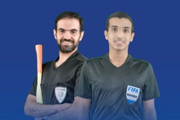 السمحان والرشيدي إلى اليابان لإدارة مباريات كرة القدم بدورة الألعاب الآسيوية السمحان والرشيدي إلى اليابان لإدارة مباريات كرة القدم بدورة الألعاب الآسيوية
