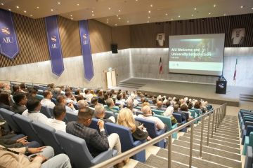 AIU تعقد برنامج تعريف لأعضاء التدريس المستمرين AIU تعقد برنامج تعريف لأعضاء التدريس المستمرين
