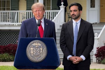 الرئيس الأميركي وعمدة نيويورك يبحثان تعزيز التعاون بشأن الإسكان والهجرة الرئيس الأميركي وعمدة نيويورك يبحثان تعزيز التعاون بشأن الإسكان والهجرة