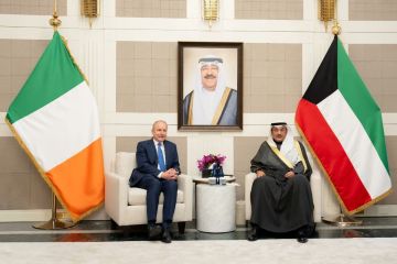 ممثل سمو أمير البلاد سمو ولي العهد يستقبل في نيويورك رئيس وزراء أيرلندا ممثل سمو أمير البلاد سمو ولي العهد يستقبل في نيويورك رئيس وزراء أيرلندا