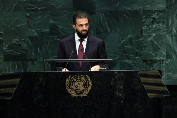 الشرع أمام الأمم المتحدة: الجولان سيبقى أرضا سورية الشرع أمام الأمم المتحدة: الجولان سيبقى أرضا سورية