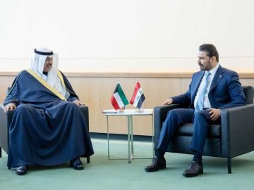 ممثل سمو الأمير يلتقي رئيس الوزراء العراقي في نيويوك ممثل سمو الأمير يلتقي رئيس الوزراء العراقي في نيويوك