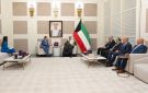 ممثل سمو أمير البلاد سمو ولي العهد يستقبل في نيويورك الرئيس التنفيذي لشركة جي إي فيرنوفا العالمية
