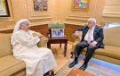 رئيس التحرير استقبل السفير الفلسطيني