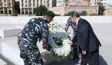 إحياء الذكرى 13 لإستشهاد اللواء الحسن.. مراسم وأكاليل زهر وشهادات سياسية بمناقبية الشهيد: سقط دفاعا عن لبنان إحياء الذكرى 13 لإستشهاد اللواء الحسن.. مراسم وأكاليل زهر وشهادات سياسية بمناقبية الشهيد: سقط دفاعا عن لبنان