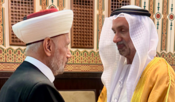 المفتي دريان يستقبل رئيس المجلس العالمي للتسامح والسلام وسفير ألمانيا في لبنان المفتي دريان يستقبل رئيس المجلس العالمي للتسامح والسلام وسفير ألمانيا في لبنان