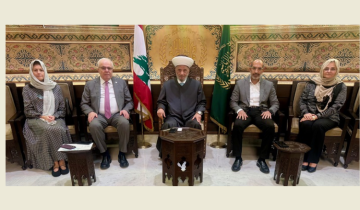 المفتي دريان يستقبل سفير لبنان لدى الفاتيكان ورئيس جمعية المقاصد ويشدد على الحوار والوحدة في مواجهة الأزمات