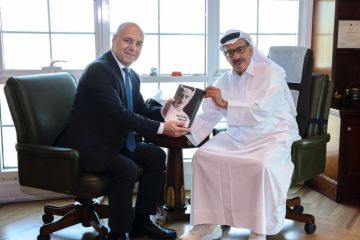 خلف الحبتور يستقبل النائب غسان حاصباني