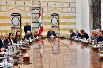 مجلس الوزراء التأم برئاسة الرئيس عون ويبحث في جدول أعمال من 14 بندا مجلس الوزراء التأم برئاسة الرئيس عون ويبحث في جدول أعمال من 14 بندا