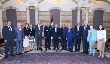 جوقة الشرف الفرنسية عند سلام والراعي وهيكل  جوقة الشرف الفرنسية عند سلام والراعي وهيكل