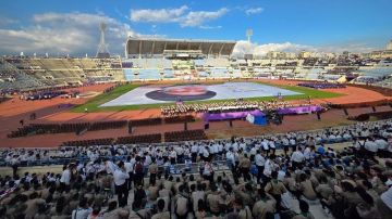  أجيال السيد .. أكبر تجمع كشفي في العالم بمشاركة 60 ألف احتشدوا في المدينة الرياضية ببيروت