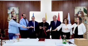 نقولا بوضاهر رئيسا لرابطة الأخويات في لبنان نقولا بوضاهر رئيسا لرابطة الأخويات في لبنان