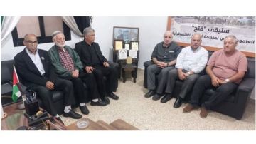 اتحاد نقابات عمال فلسطين يهنئ اللواء ماهر شبايطة بنجاح مؤتمر فتح السابع في صيدا