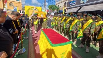 عربصاليم تشيع شهيدها ماهر حسن يونس في موكب مهيب تأكيدا على مواصلة درب المقاومة