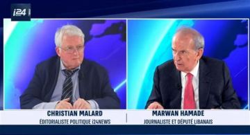 مروان حماده على شاشة إسرائيلية: غزة ولبنان! مروان حماده على شاشة إسرائيلية: غزة ولبنان!