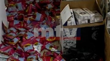 بالفيديو: ضبط تنباك عجمي ومعسل ودخان مهرب