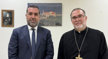 السعد هنأ الأرشمندريت أنطوان رزق بمناسبة إنتخابه