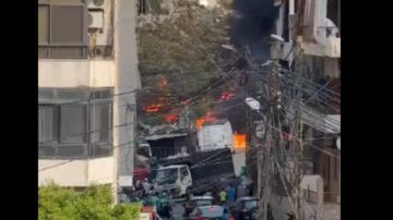 فيديو لحريق في سد البوشرية