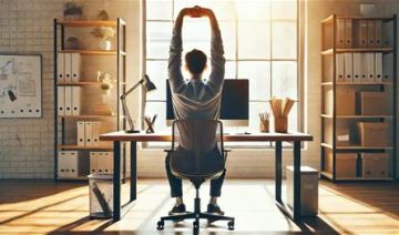 أربع تمارين بسيطة تعالج آثار الجلوس الطويل أربع تمارين بسيطة تعالج آثار الجلوس الطويل
