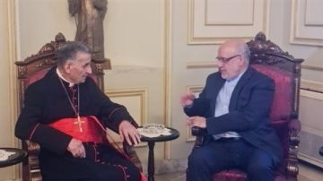 الراعي استقبل سفير إيران في بكركي الراعي استقبل سفير إيران في بكركي