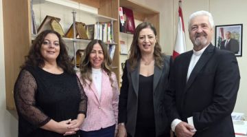 وفد من الإتحاد الكاثوليكي العالمي للصحافة زار المديرة العامة لتلفزيون لبنان