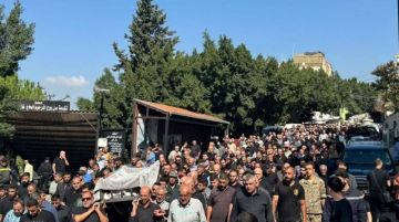 أهالي عربصاليم شيعوا شهداء العدوان الصهيوني أمس