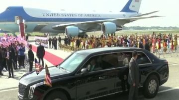 بالفيديو: وداع مميز لترامب