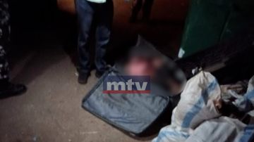 بالصورة: أجزاء بشرية في حقيبة بسن الفيل