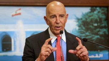 براك يرسم خريطة الطريق: من رفع العقوبات عن دمشق إلى نزع سلاح الحزب براك يرسم خريطة الطريق: من رفع العقوبات عن دمشق إلى نزع سلاح الحزب