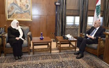 بهية الحريري زارت بري والتقت وفدا من المقاصد