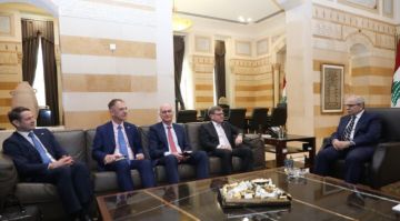 وزير الخارجية الألماني من السراي: نقف الى جانب لبنان وسندعم الجيش اللبناني خلال المؤتمر الدولي المرتقب وزير الخارجية الألماني من السراي: نقف الى جانب لبنان وسندعم الجيش اللبناني خلال المؤتمر الدولي المرتقب