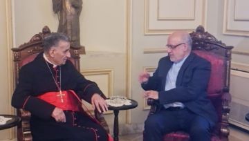 الراعي استقبل سفير إيران في بكركي