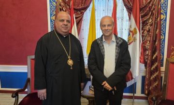 المطران إبراهيم استقبل نكد وثمن جهود شركة كهرباء زحلة في تأمين التيار الكهربائي 24 24