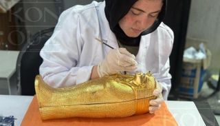 تصميم مبهر لدعوة حفل افتتاح المتحف المصري الكبير