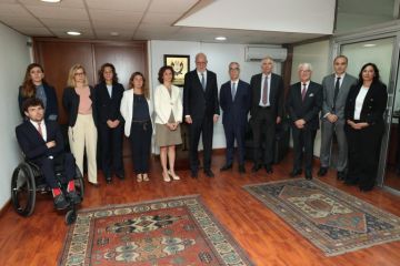 وزير العدل عادل نصار يبحث مع وفد قضائي فرنسي سبل تعزيز التعاون بين بيروت وباريس