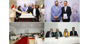 الكاتب روي حرب وقع روايته النزوة برعاية مرقص ممثلا بمستشاره شادي البستاني