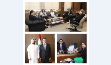 مرقص استقبل إدارة تلفزيون لبنان ومسؤولين إعلاميين وبحث نشاطات الوزارة