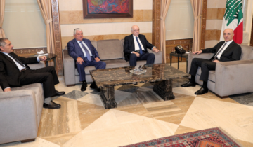 وزير الداخلية استقبل المدير العام لـليبان بوست ووفدا أمميا وعرض مع محافظ بعلبك الأوضاع الإنمائية وزير الداخلية استقبل المدير العام لـليبان بوست ووفدا أمميا وعرض مع محافظ بعلبك الأوضاع الإنمائية