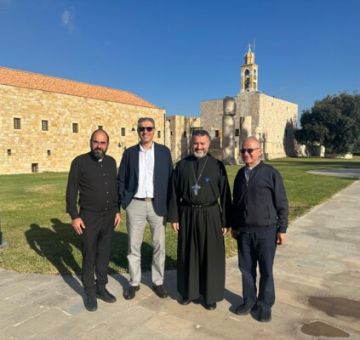 رئيس هيئة القضايا القاضي جون القزي يزور دير مار يوحنا القلعة