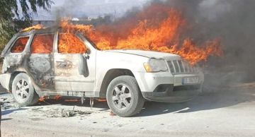 غارة على سيارة في النبي شيت