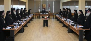 جلسات حوارية حول الوضعين السياسي والاقتصادي ضمن جلسات المجمع الأنطاكي في البلمند