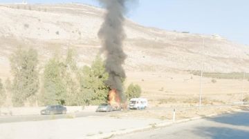 غارة إسرائيلية على طريق الجرمق جزين تسفر عن شهيدين وجريح