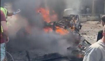 العدو الاسرائيلي يستهدف مجددا سيارة في تول وحفارة وسقوط ثلاثة شهداء العدو الاسرائيلي يستهدف مجددا سيارة في تول وحفارة وسقوط ثلاثة شهداء