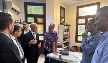 الحجار تفقد مبنى مالية بلدية بيروت ووجه بدعم ديوان المحاسبة في تحقيقات المخالفات المالية الحجار تفقد مبنى مالية بلدية بيروت ووجه بدعم ديوان المحاسبة في تحقيقات المخالفات المالية