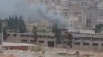 بالفيديو: انفجار لغم من مخلفات الحرب في حلب