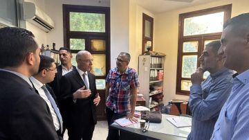 الحجار من مبنى المالية: نعول على أجهزة الرقابة والملاحقة لكشف أي مرتكب